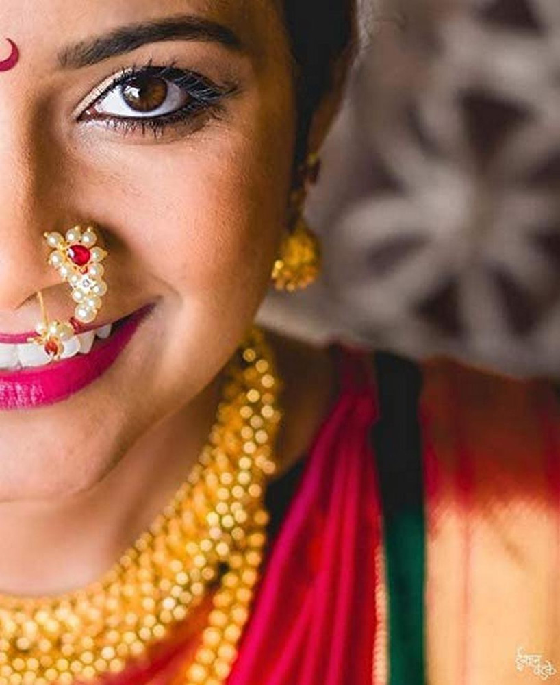 Maharashtrian nose ring outlet