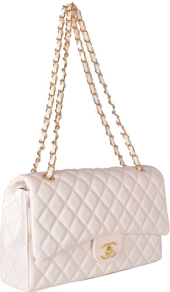 Chanel White Hand-held Bag CH0731 White - Price in India