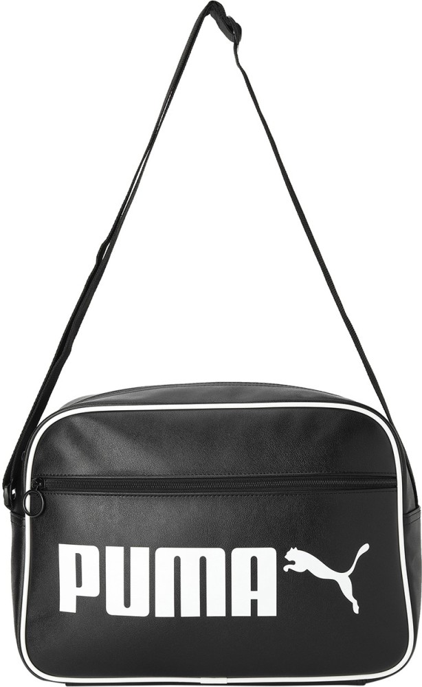 Campus Reporter Shoulder Bag  Puma Black  PUMA Fresh Price Drops  PUMA
