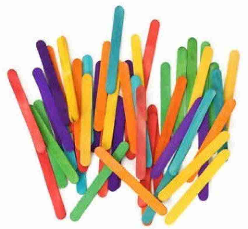 Buy KAMAL Multicolor Ice Cream Sticks (pack of 150 pc) Online at Best  Prices in India - JioMart.