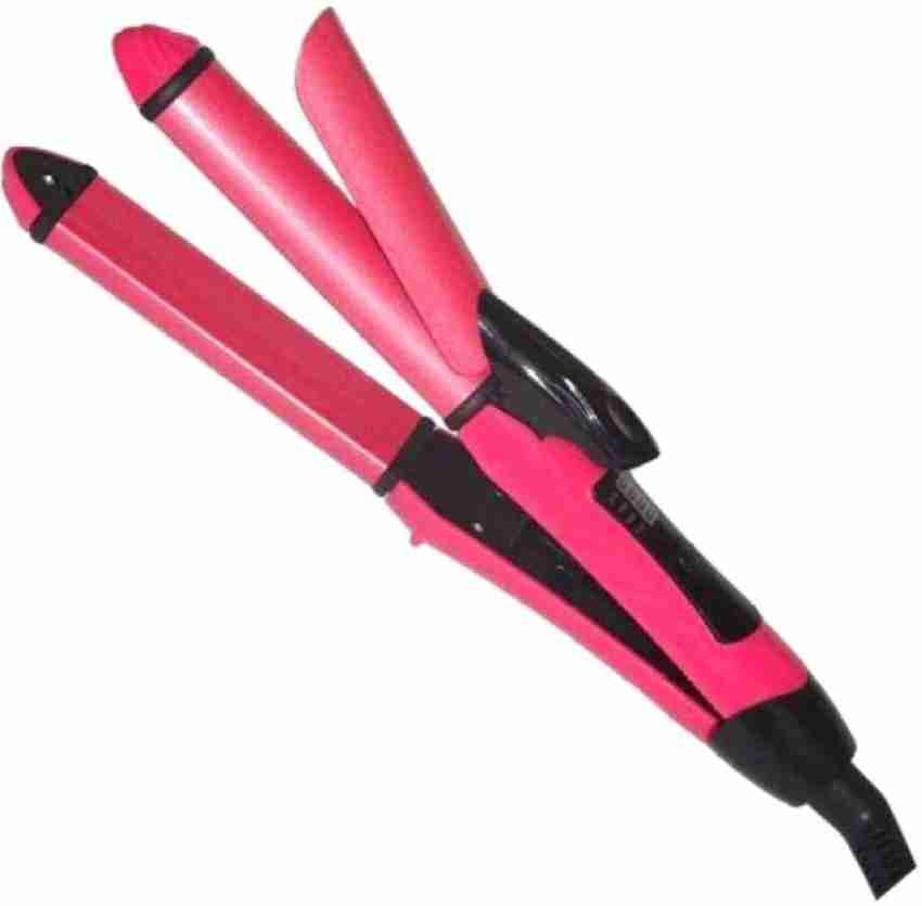 Hair clearance roller straightener