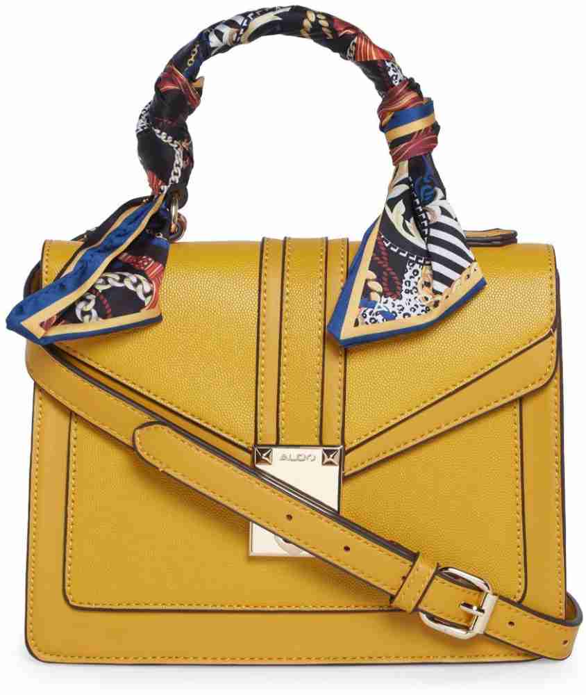 Buy ALDO Women Yellow Handbag Dark Yellow Online Best Price in