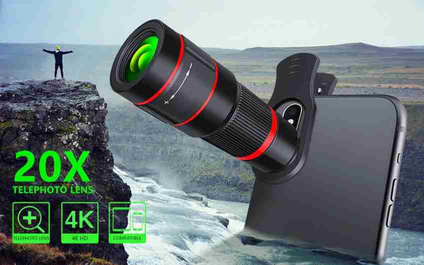 Zapdos 20X Mobile Lens Full HD Quality DSLR Background Blur Monocular  Telescope and Mobile Camera Clip for All Mobile Phones Mobile Phone Lens  Price in India - Buy Zapdos 20X Mobile Lens