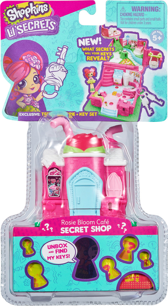 Shopkins Little Secrets S3 W1 MINI PLAYSET ROSIE BLOOM CAF for
