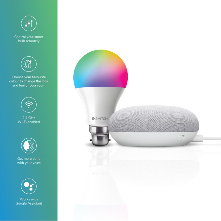 Smart bulbs for google hot sale mini