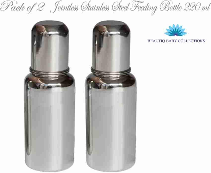 Blossoms Vacuum Flask Stainless Steel Baby Feeding Bottle With Handle - 240  ml - Stainless Steel baby bottles online in india Buy Blossoms With Nipple  products in India