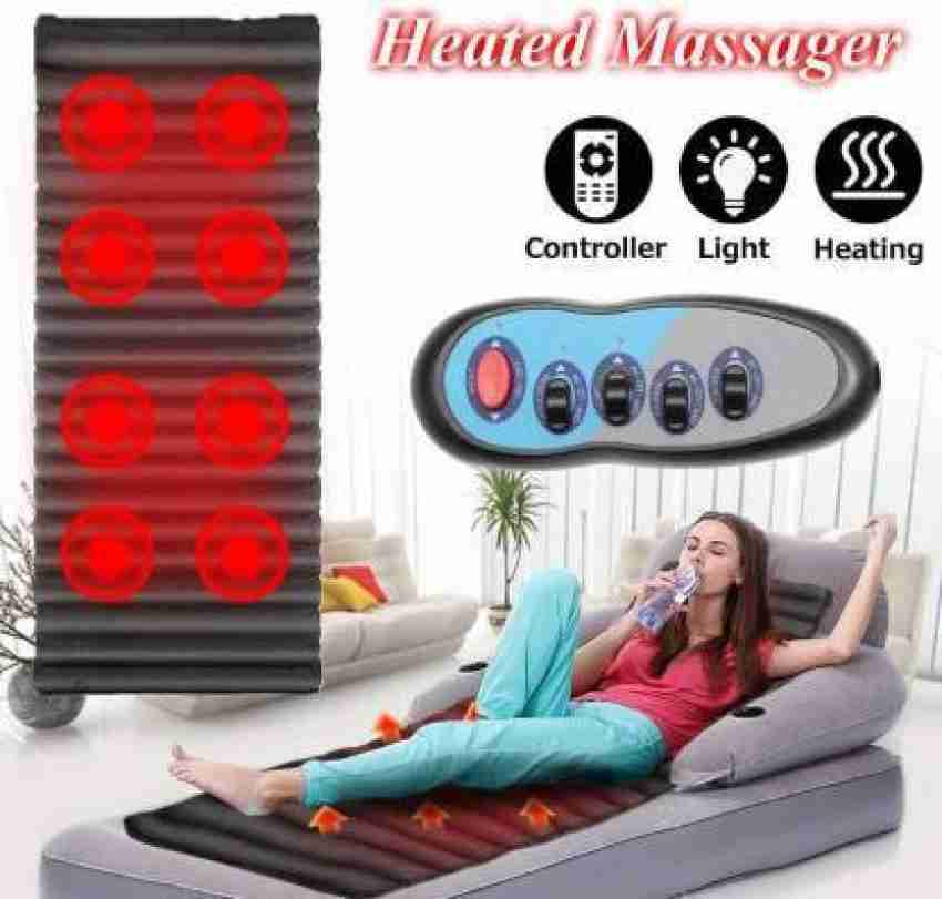 Massage Mat Back Heating Pad Full Body Massager 9 Vibrating Motors Gua Sha