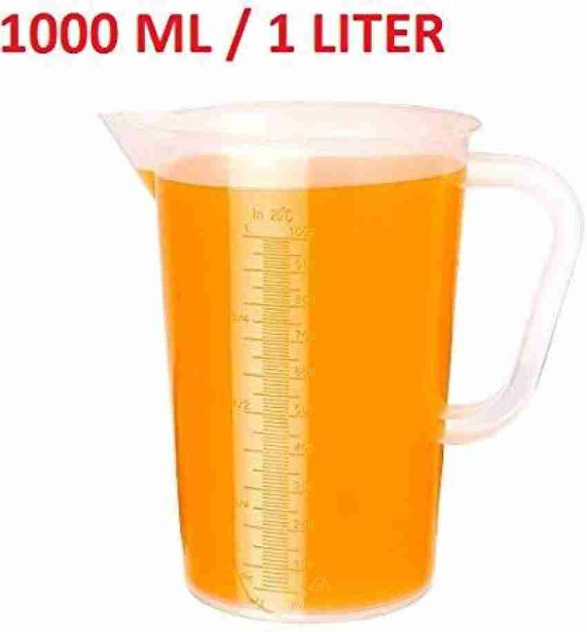 34oz/4 Cups Glass Measuring Cup, Easy to Read with 3 Measurement Scale