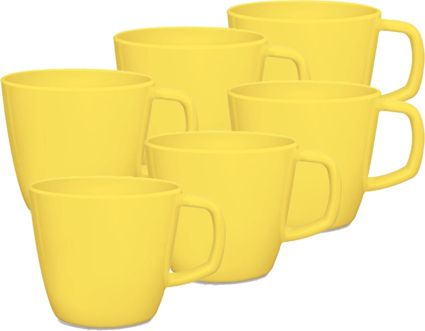 Pack of 6 - Random Design Melamine Plastic Mugs or Cups Cover