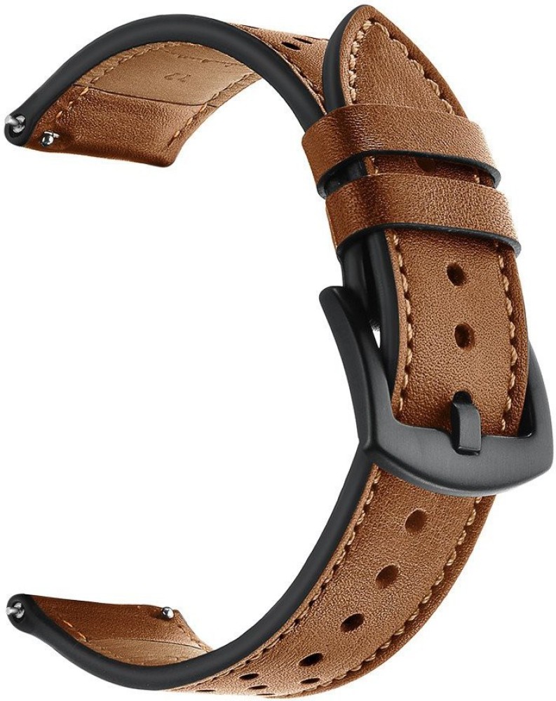 22mm leather watch online band