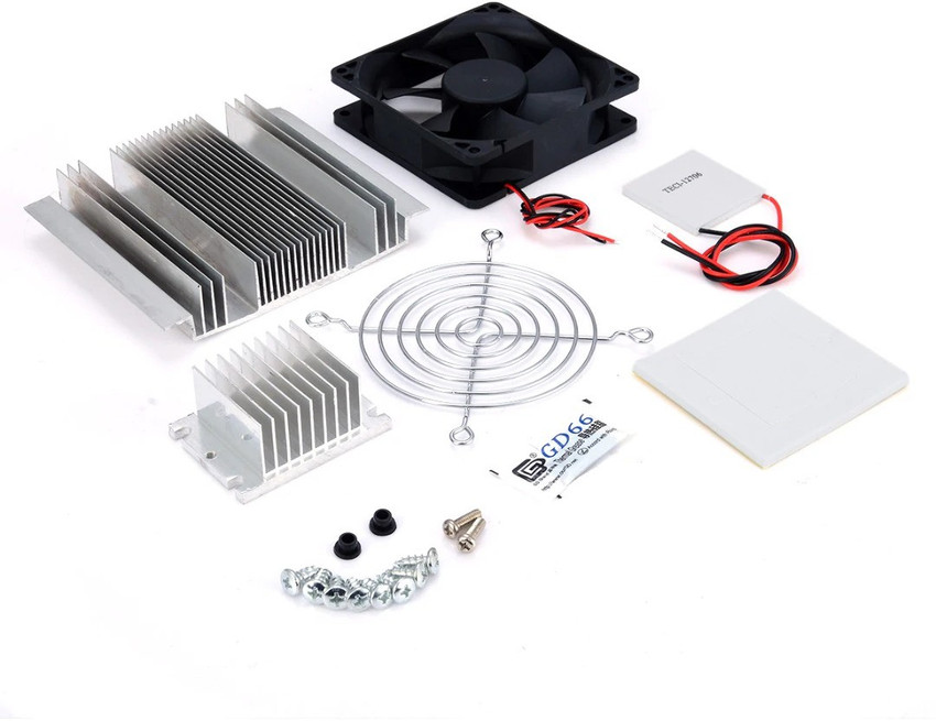 DHRUV PRO DC12V Metal Peltier Semiconductor Cooler DIY Kit for