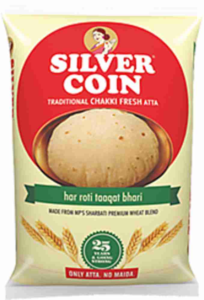 SILVER COIN Wheat Atta 10kg Price in India Buy SILVER COIN Wheat