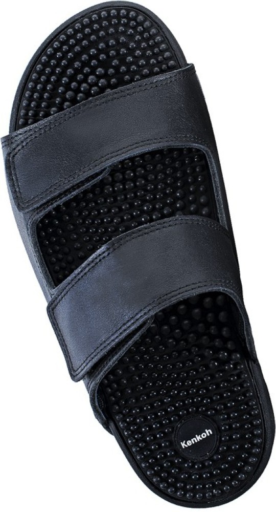 kenkoh Men Black Sandals Buy kenkoh Men Black Sandals Online at