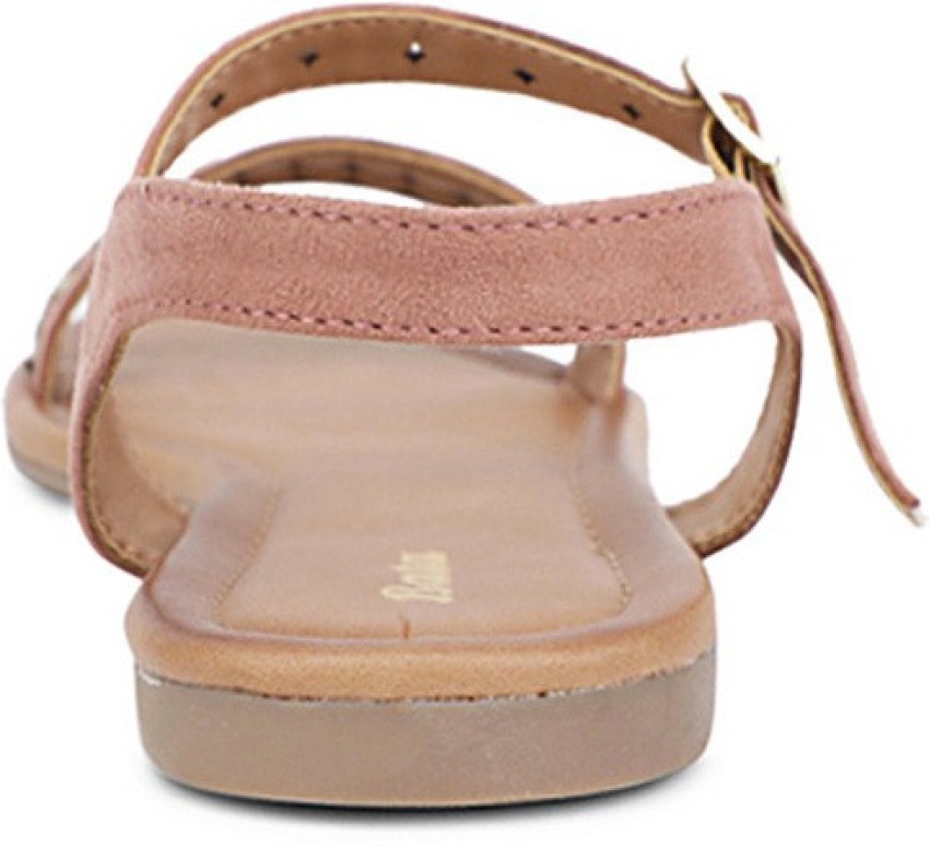 Sandals beige online flat