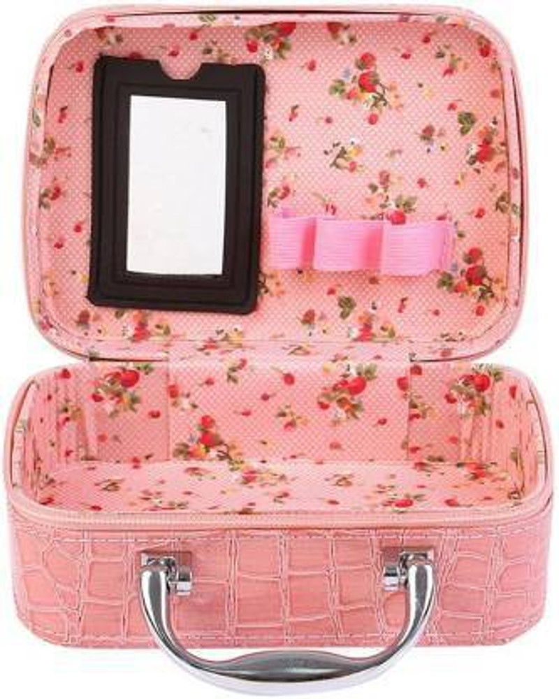 BellAella Cosmetics bag and storage bag also jewelry utility makeup kit vanity bag and purse for ladies Bag women bag girls bag Beauty Accessories and makeup kit storage Box for Travel toiletry