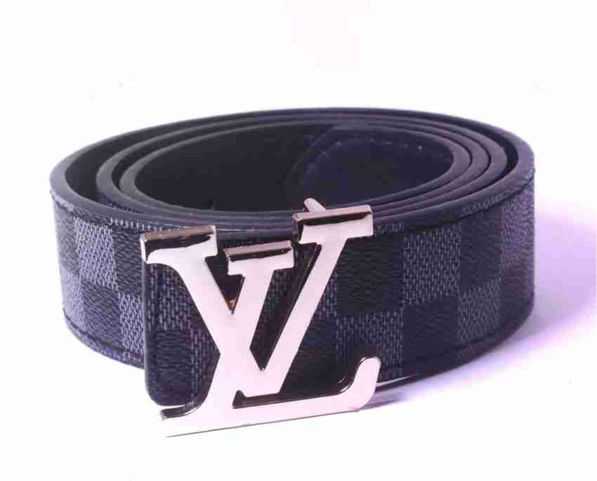 LV Men Brown Artificial Leather Belt BROWN - Price in India