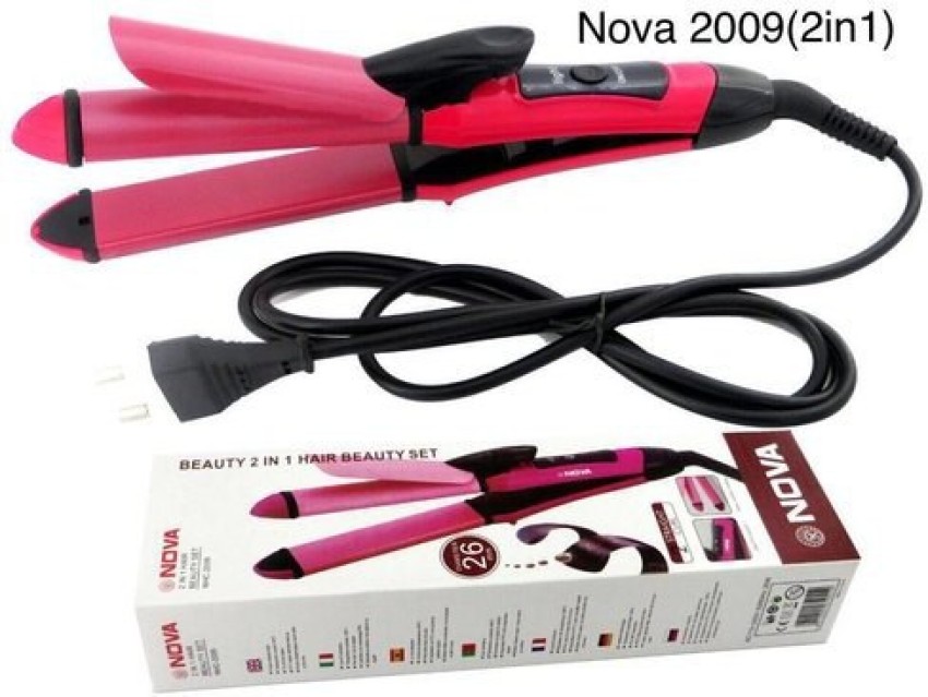 Nova hair straightener outlet and roller