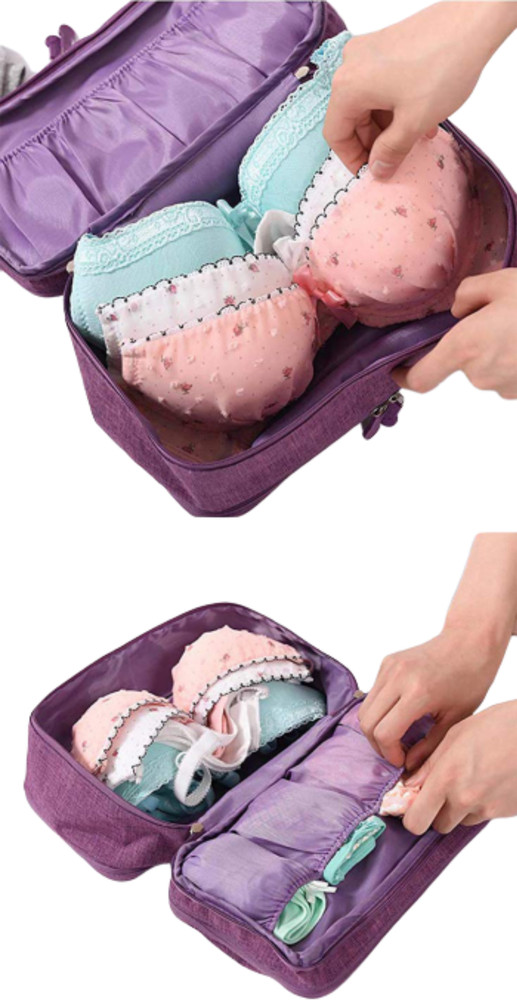 Boriva Undergarments and Innerwear Storage Case Organiser Travel