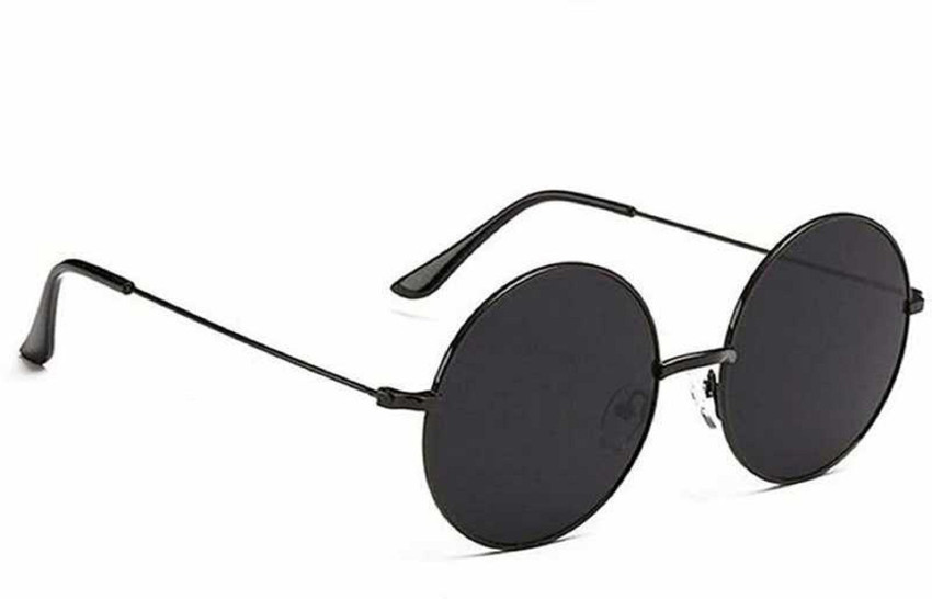 Buy sunwear Round Sunglasses Black Silver For Men Women Online Best Prices in India Flipkart
