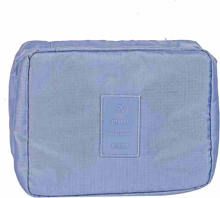 MINISO Blue Travel Organiser Bag Travel Accessory Travel Zipper