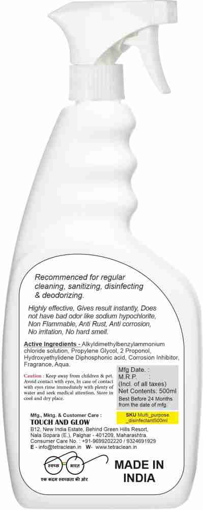 TetraClean Refrigerator Cleaner, Shiner and Stain Remover (500ml)