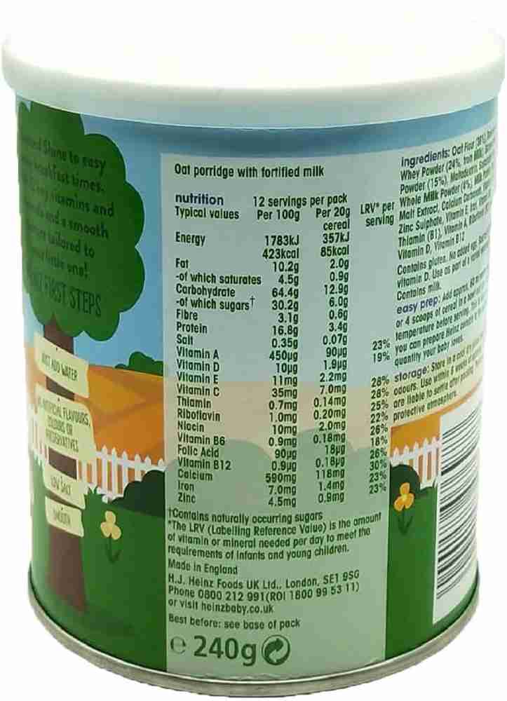 HEINZ Baby Porridge Cheesy Veg with Pasta Pack of 2 Cereal