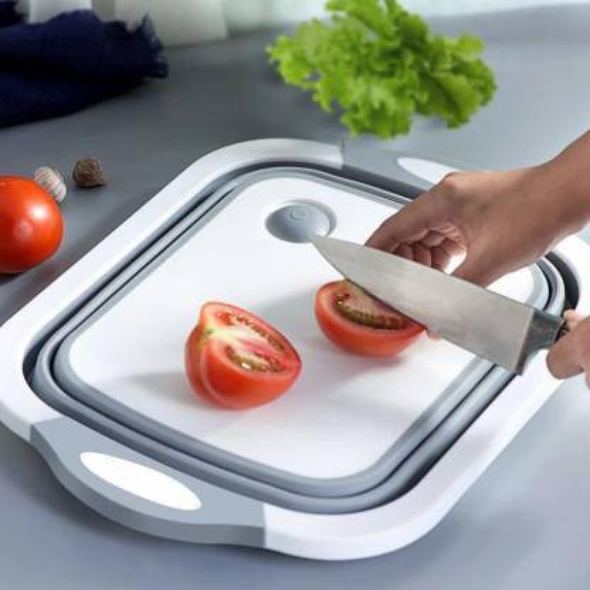 Swapline Multi Function Collapsible Vegetable Cutting Board, Plate, Washing Bowl Tub