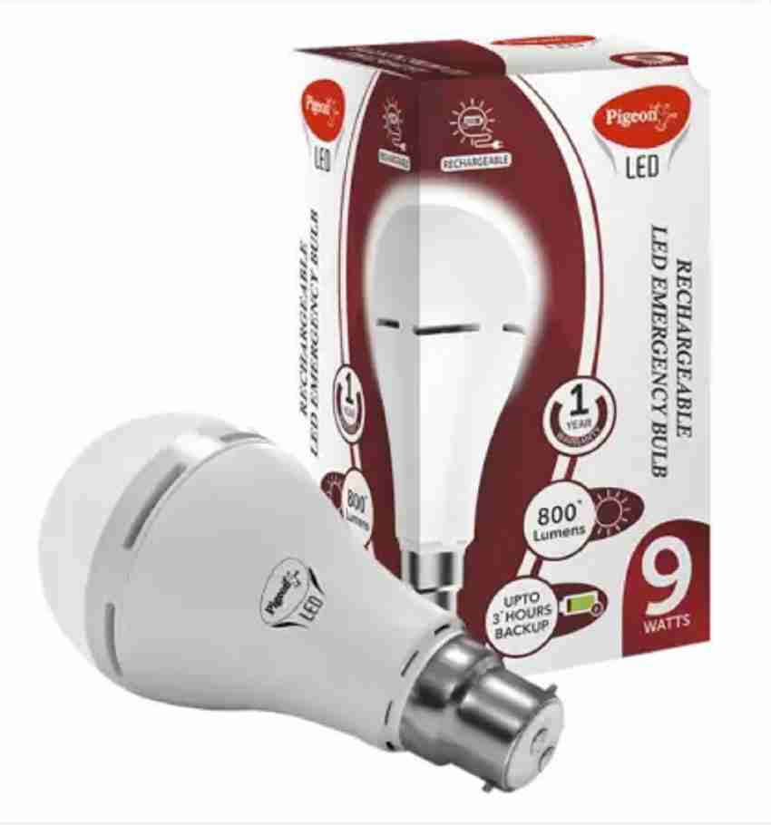 Pigeon rechargeable store led emergency bulb