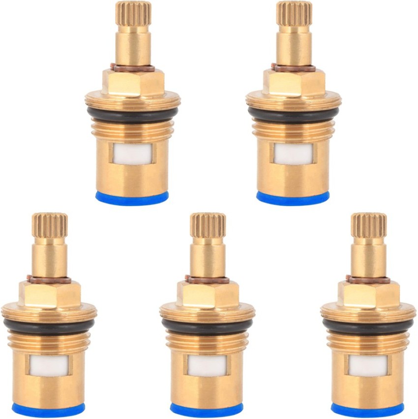 Replacement Brass Ceramic Stem Disc Cartridge Faucet Valve Quarter Turn 1/2  For