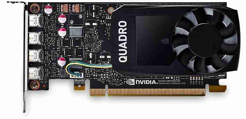 nVIDIA NVIDIA Quadro P1000 4GB GDDR5 Workstation Graphics Card 4