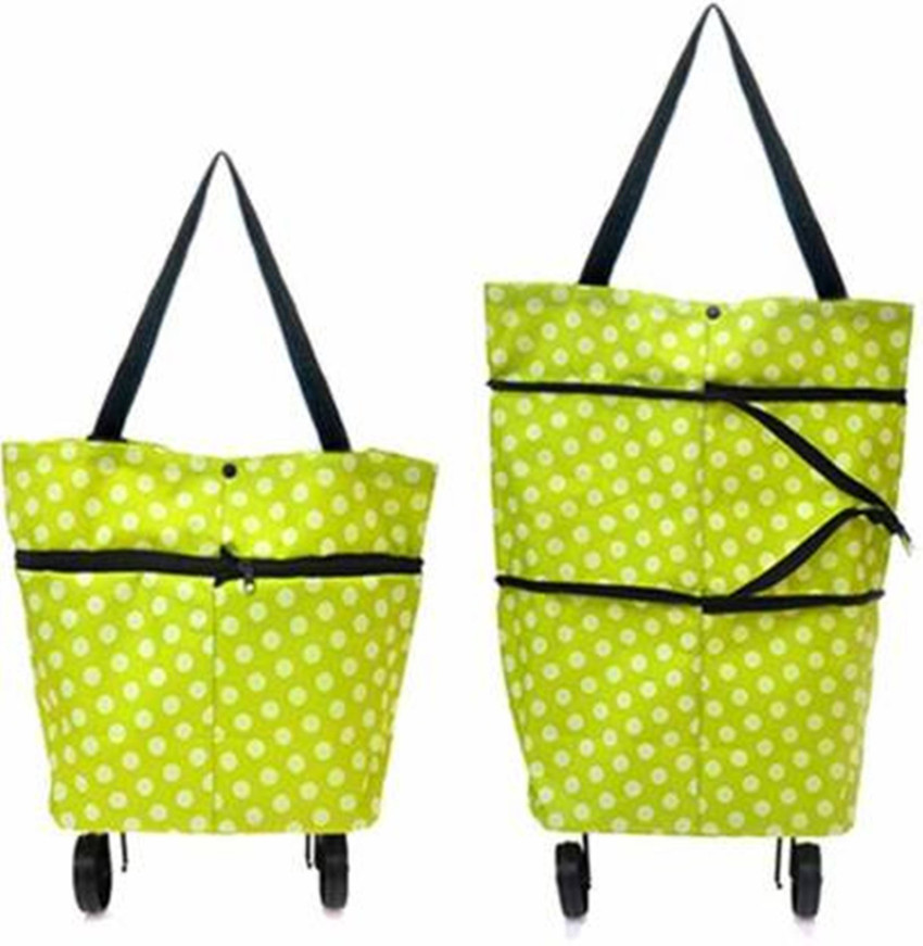 Fulkiza Shopping Vegetable Trolley Carry Bag Trolley Bag with Wheels Easy to Carry Grocery Bag Price in India Buy Fulkiza Shopping Vegetable Trolley Carry Bag Trolley Bag with Wheels Easy to