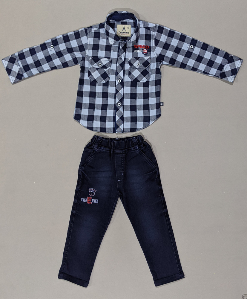 Jeans shirt for boy flipkart sales