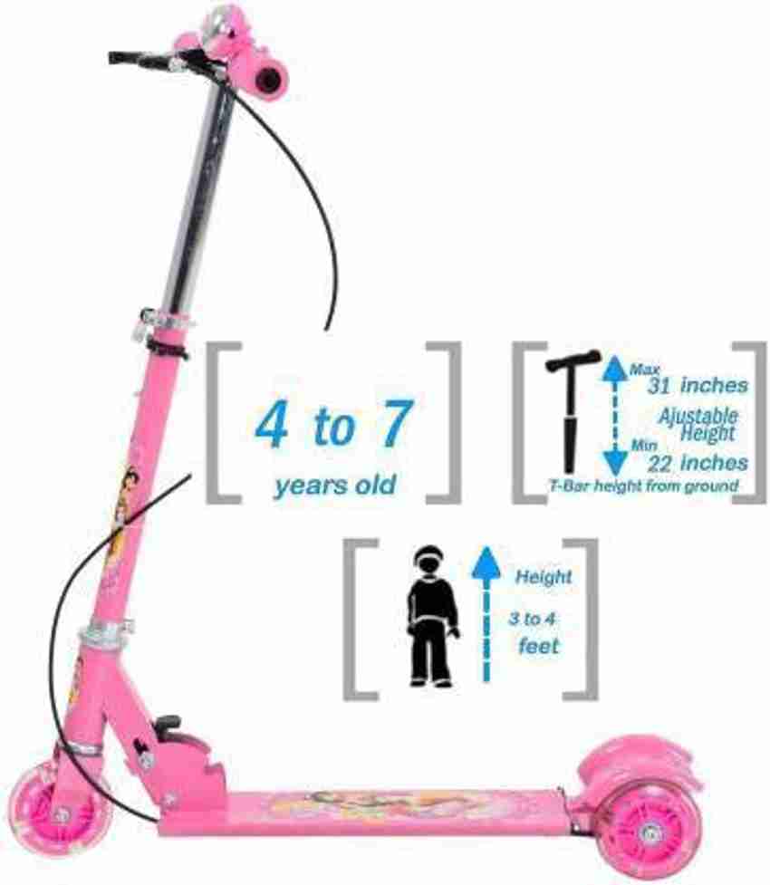 Barbie folding scooter best sale