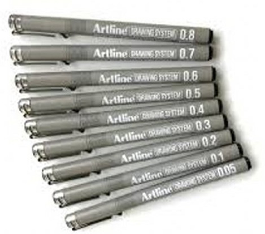 Artline Drawing Pen - 0.3 mm Tip, Black