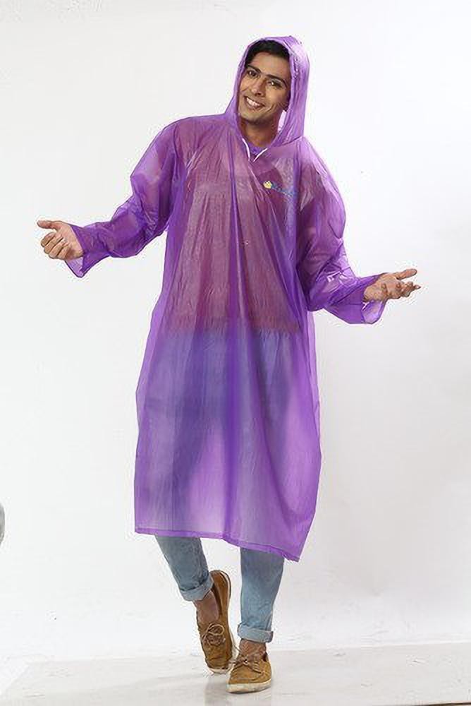 Senmortar Rain Poncho Raincoat Waterproof for Men Women Adult India