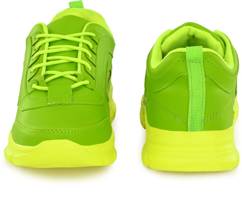 Lime green colour on sale shoes