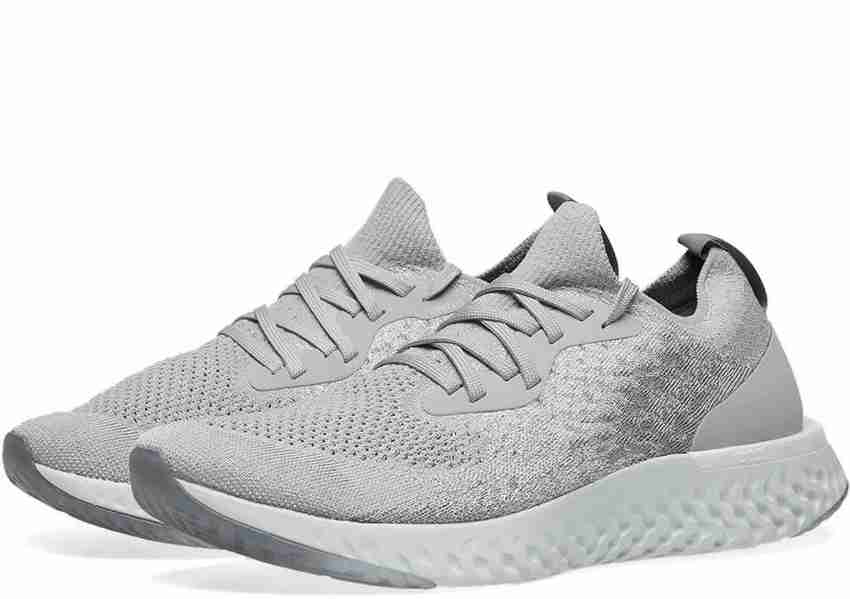 Nike men's epic react flyknit 2 running shoes white/silver new arrivals