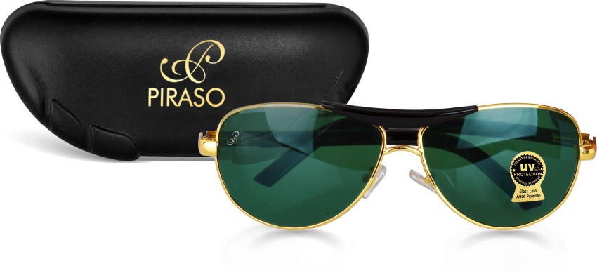 Buy PIRASO Aviator Sunglasses Green For Men & Women Online @ Best