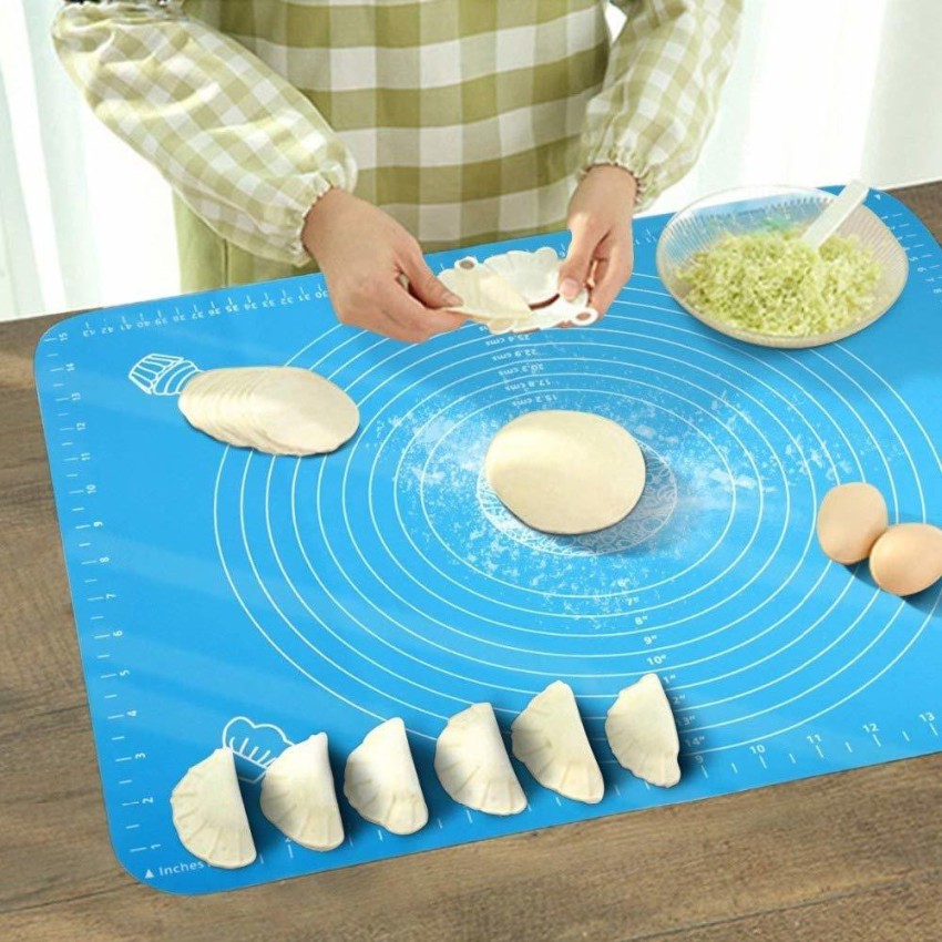 24 by 16 inch Pastry Mat for Kneading Rolling Dough Thicken Silicone Non-Stick Non-Slip Pastry Mat Board with Measurement Food Grade Baking Mat, Size