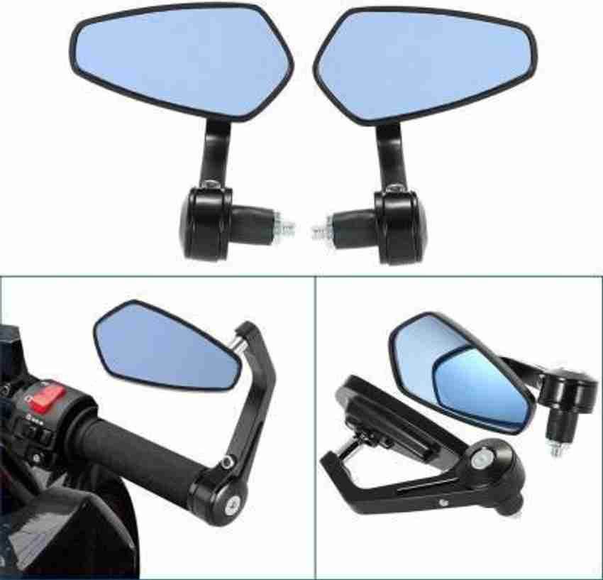 Handle grip shop with side mirror