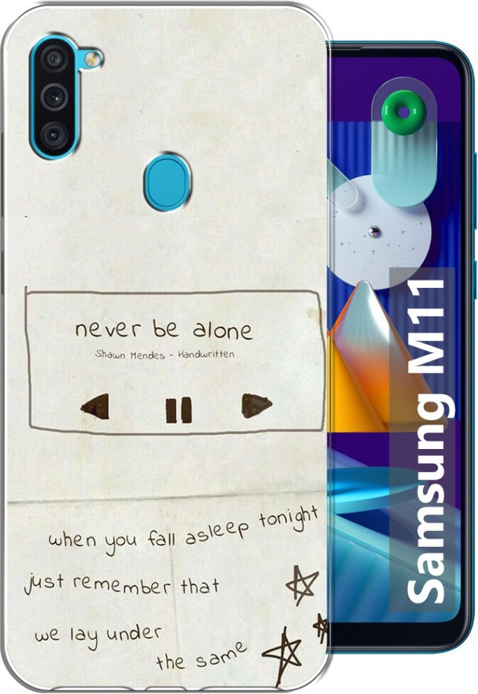 Samsung m11 store back cover flipkart