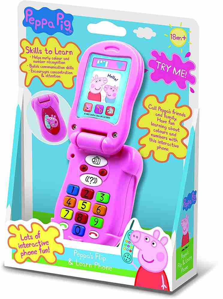 Peppa pig pp06 flip new arrivals and learn phone electronic toy