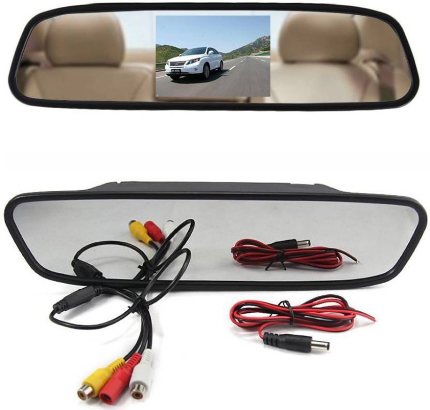 Rear view deals mirror reverse camera