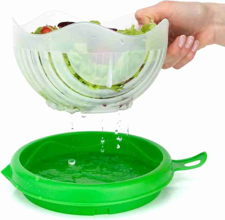 Salad Cutter Bowl 60 Seconds Salad Maker Easy Fruit Vegetable  Cutter Bowl Fast Fresh Salad Slicer Salad Chopper: Salad Serving Sets