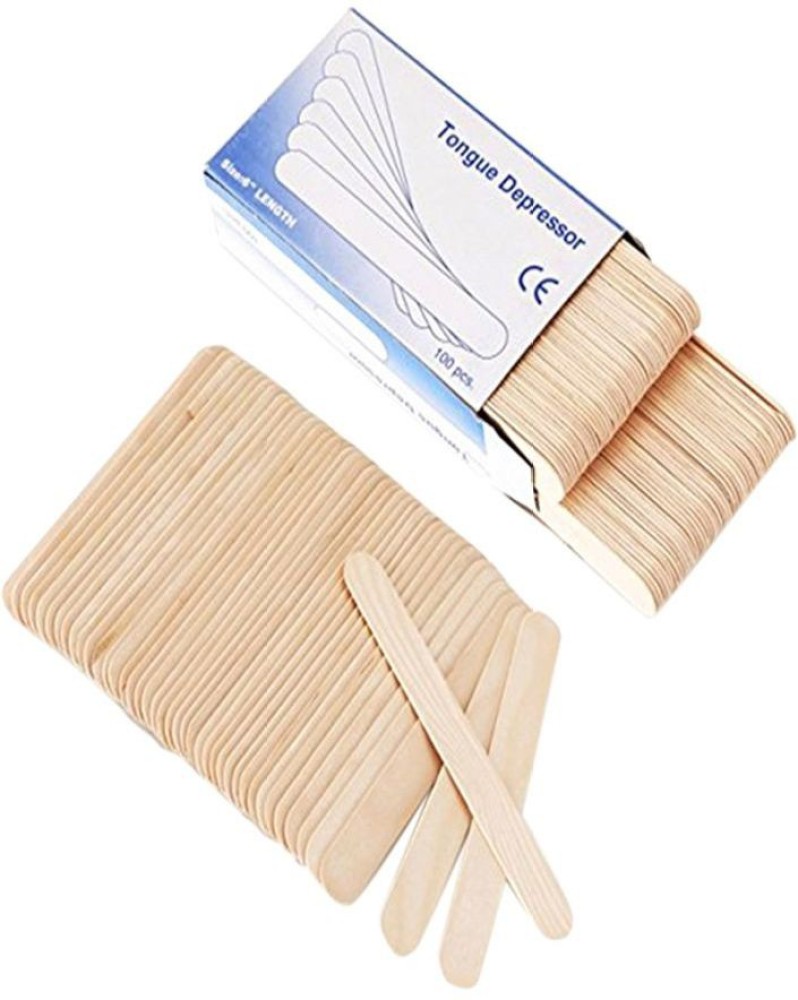 400 Pcs Wax Spatulas, Wooden Wax Applicator Sticks Disposable