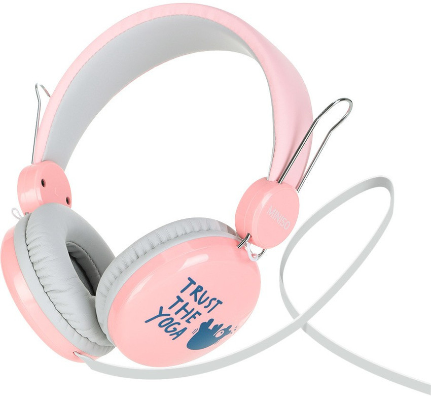 MINISO Headphones Cushioned Stylish Comfortable On ear Headphones Pink Wired Gaming Price in India Buy MINISO Headphones Cushioned Stylish Comfortable On ear Headphones Pink Wired Gaming Online MINISO...