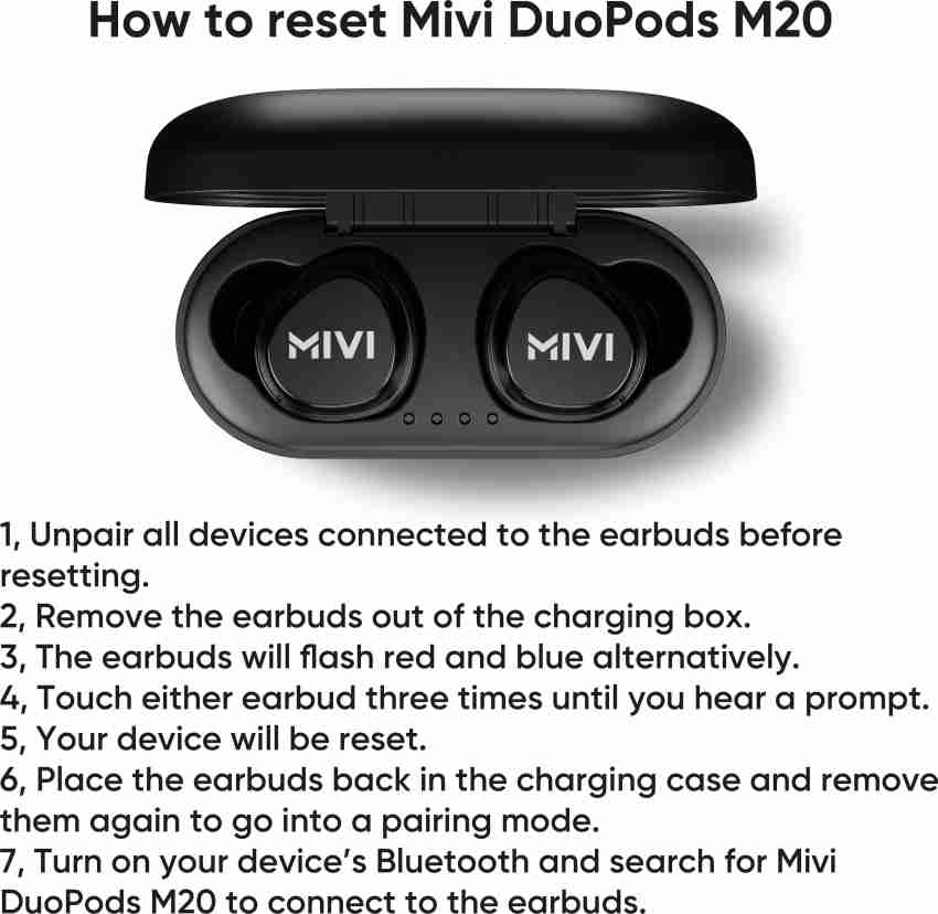 Mivi DuoPods M20 True Wireless Bluetooth Headset