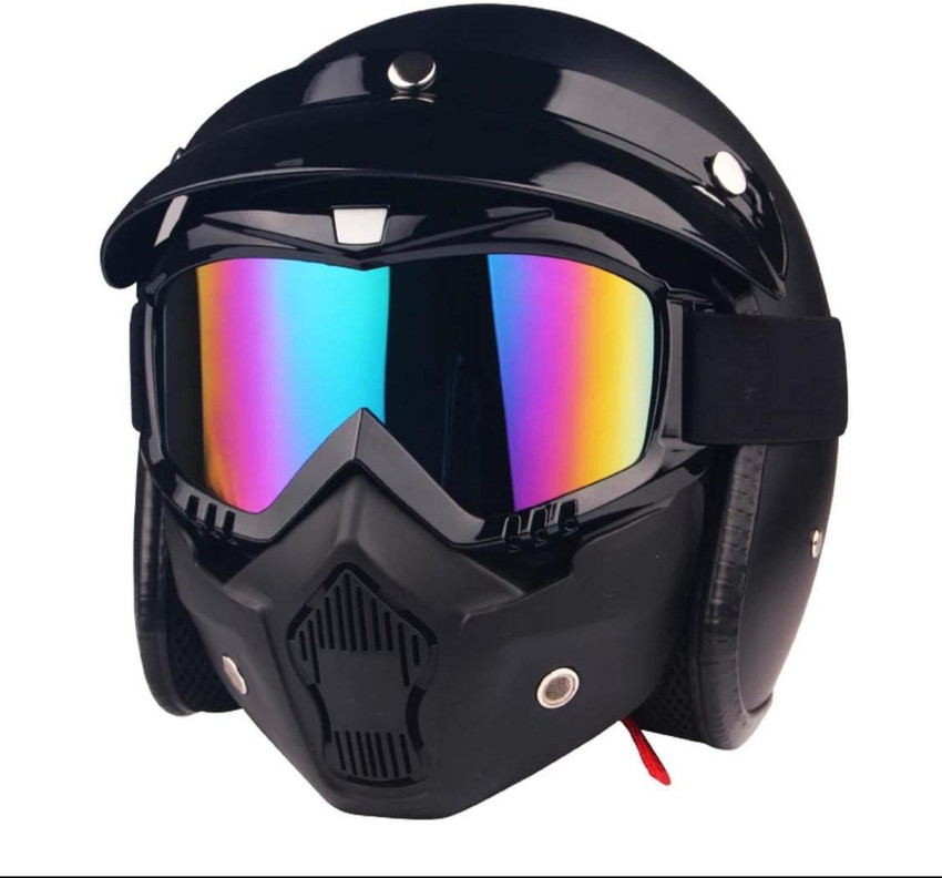Bike helmet sale with goggles