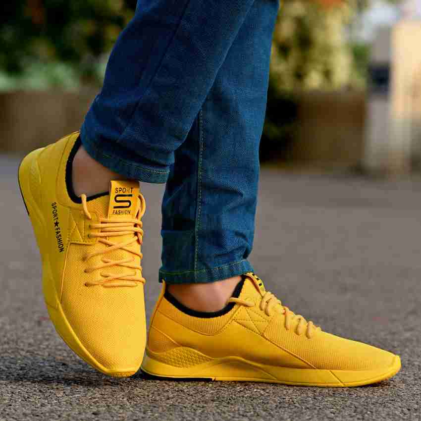 Yellow miles hot sale mens shoes