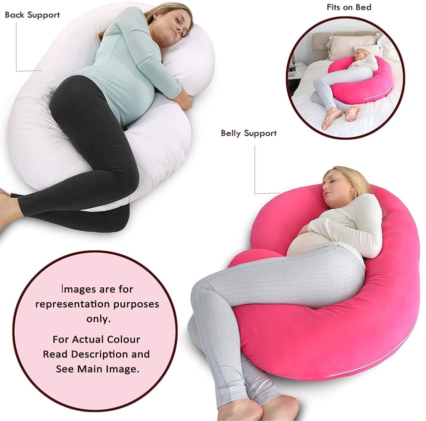 Coozly C Shape Microfibre Solid Pregnancy Pillow Pack of 1 Buy